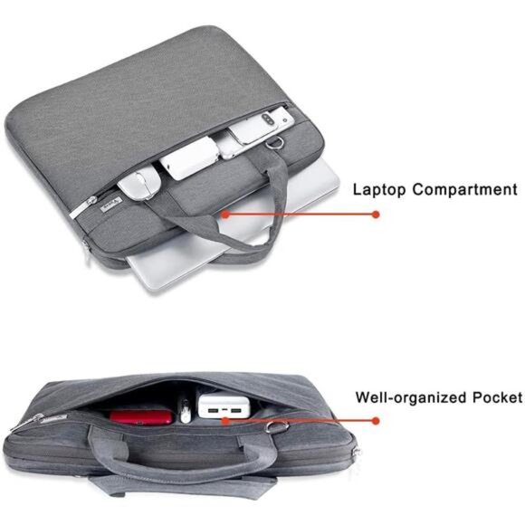 Laptop Bag 15.6 Inch, 360° Protective Laptop Case Sleeve Compatible - Picture 9 of 14